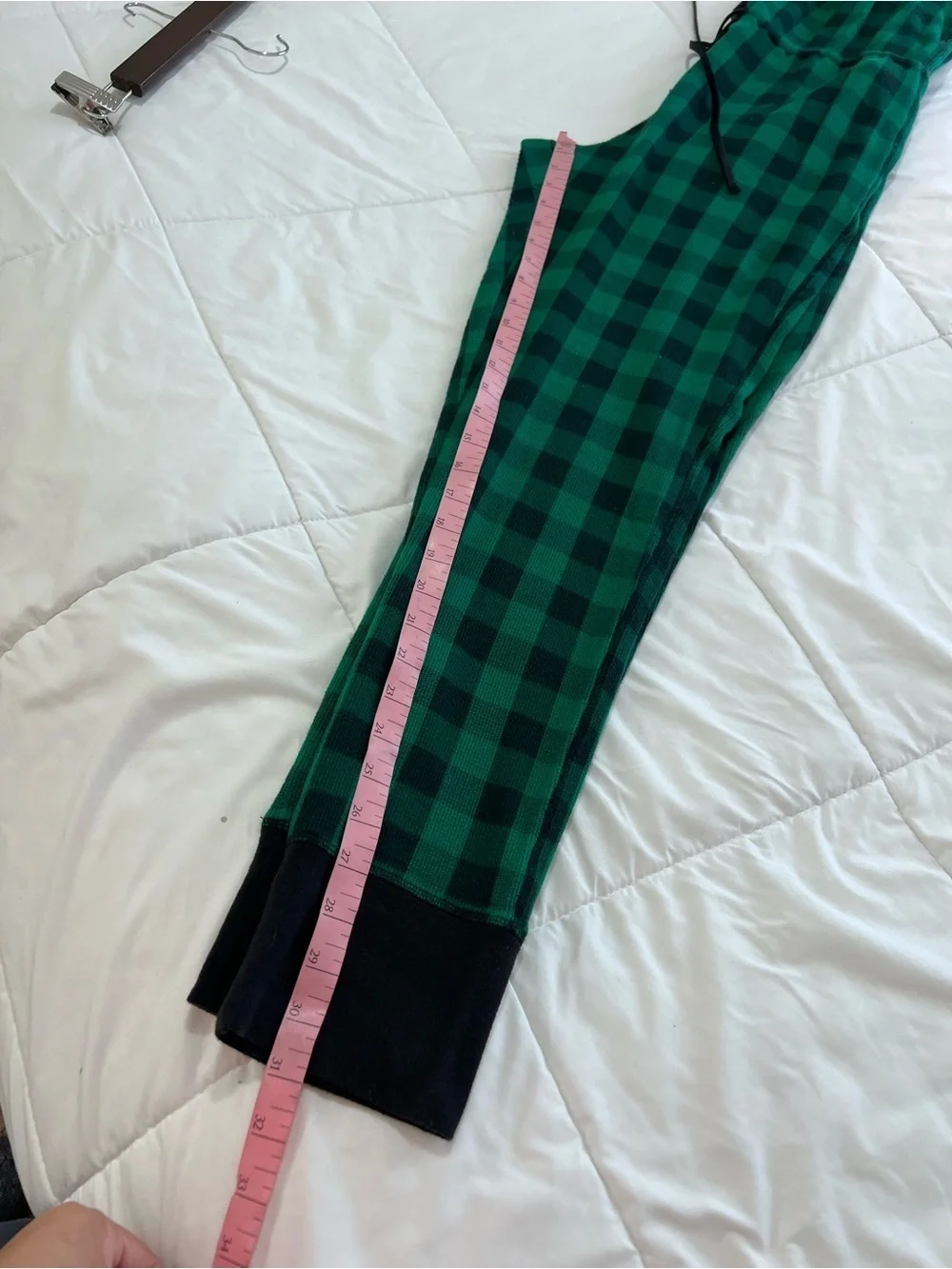 Victorias Secret plaid One Piece Thermal Pajama size L